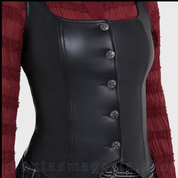 Killstar Black Vest - Picture 2 of 3